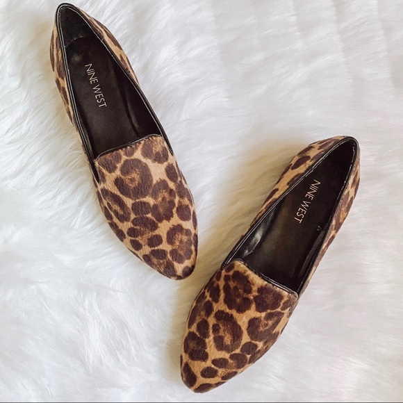 NINE WEST Leopard Print Loafers Shoes Size 6.5 - Picture 6 of 8